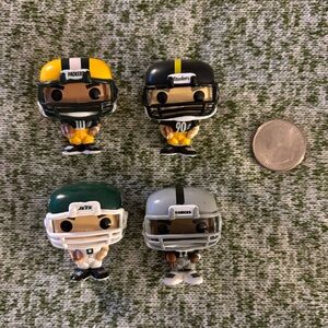 Funko POP mini NFL figures. Set of 4.